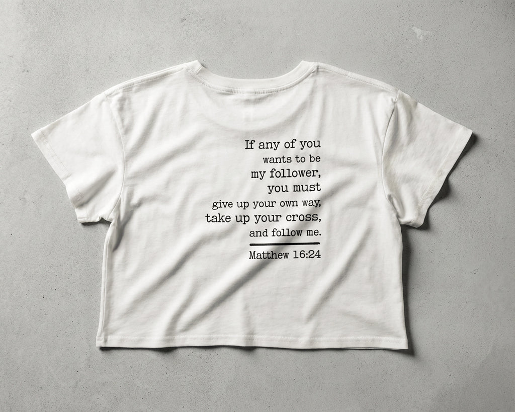 I Follow JESUS, Cropped Tee [Women's]