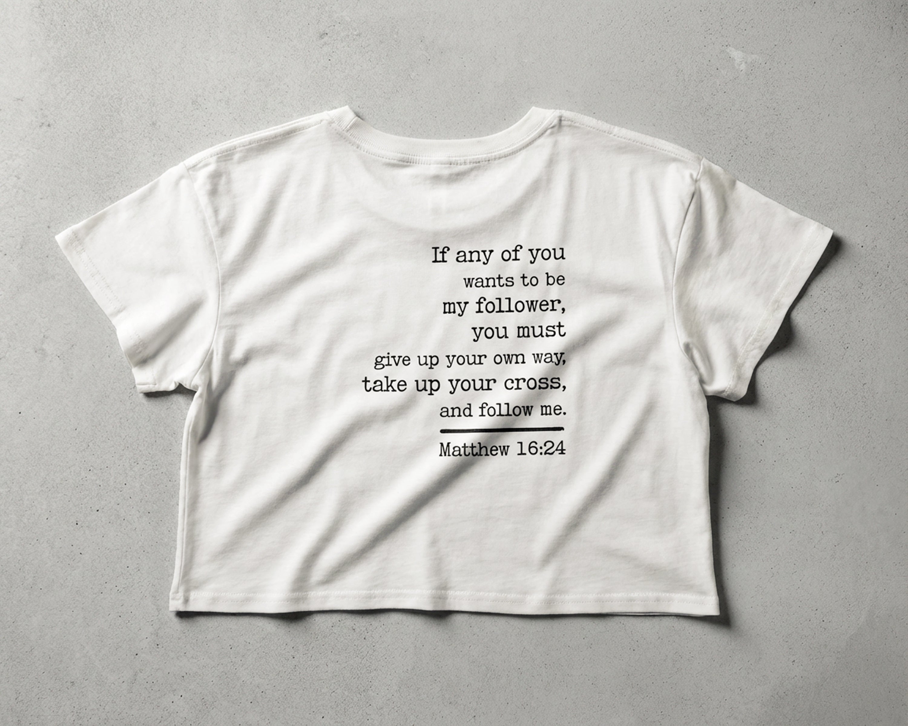 I Follow JESUS, Cropped Tee [Women's]
