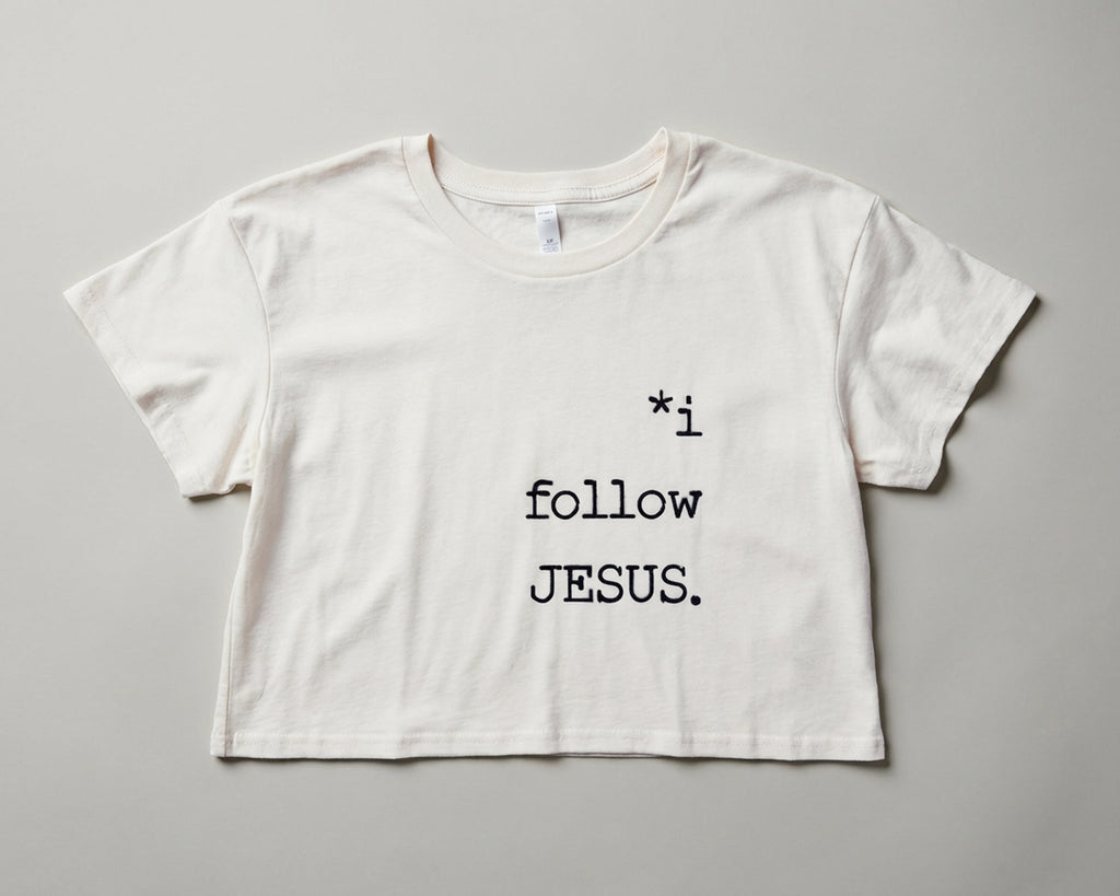 I Follow JESUS, Cropped Tee [Women's]