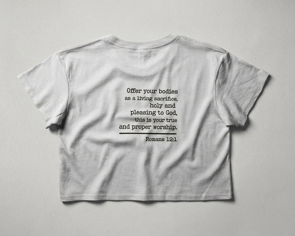 Pray, Lift, Repeat, Cropped Tee [Women’s]