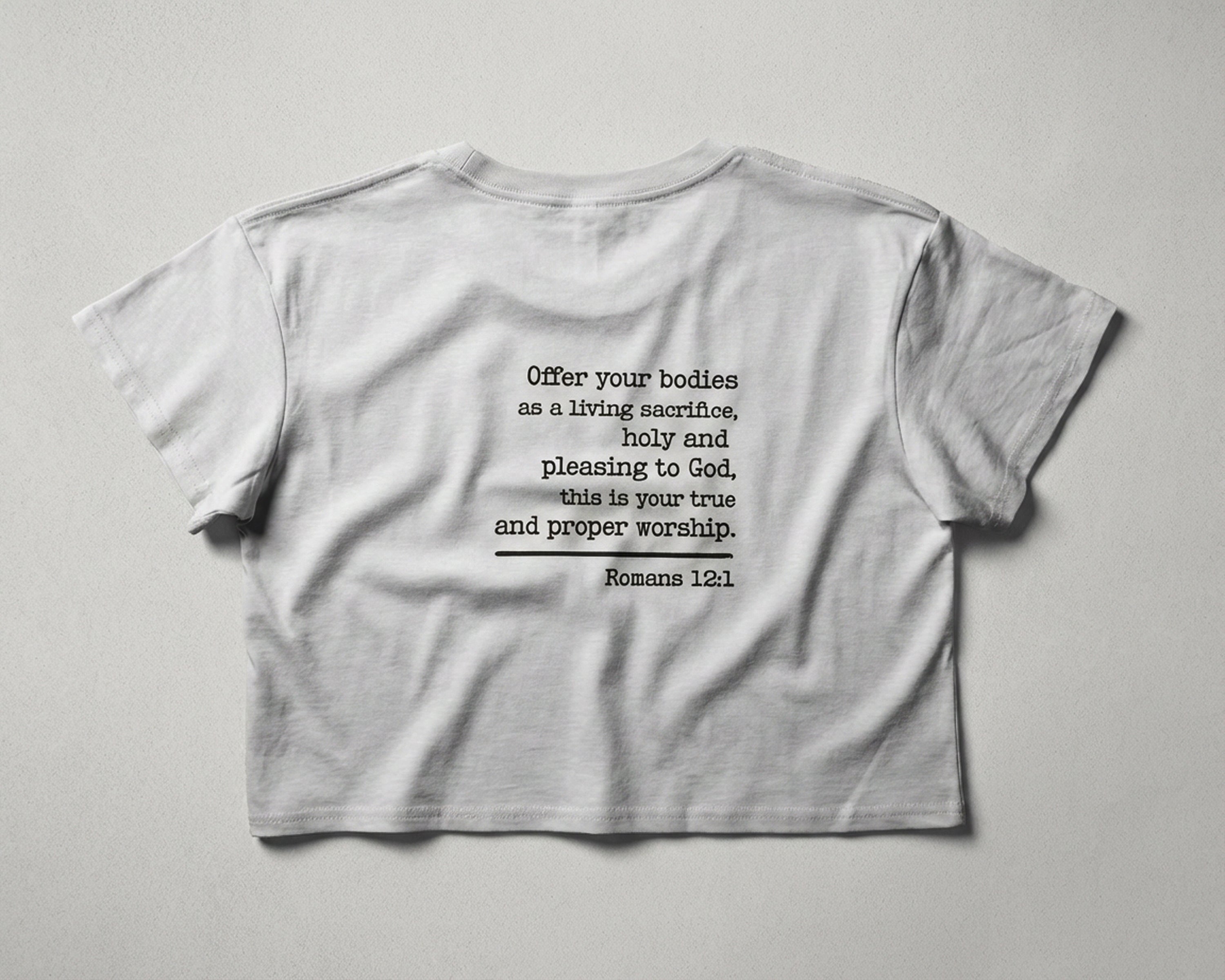 Pray, Lift, Repeat, Cropped Tee [Women’s]