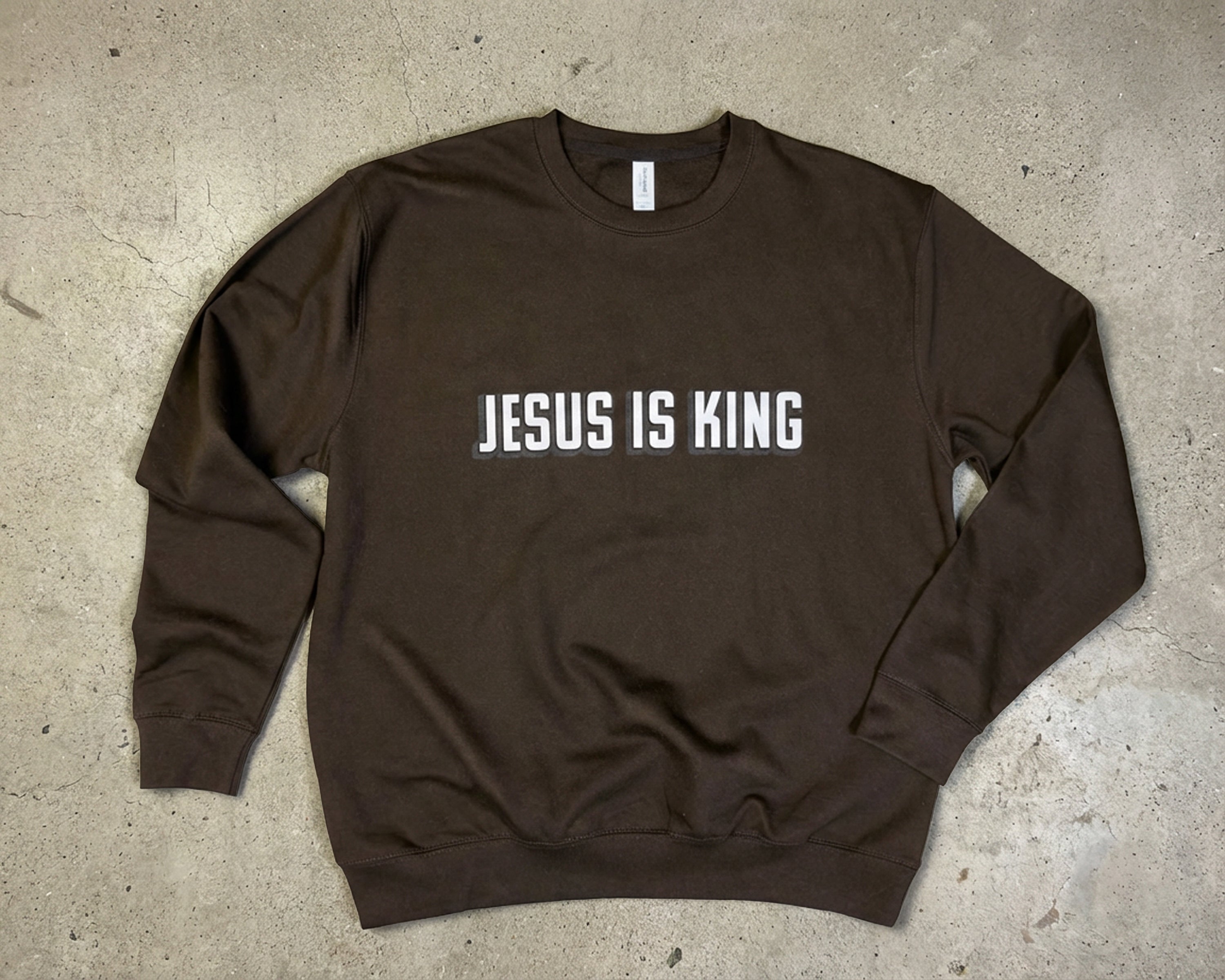 Jesus is King, Crewneck Sweatshirt [Unisex]