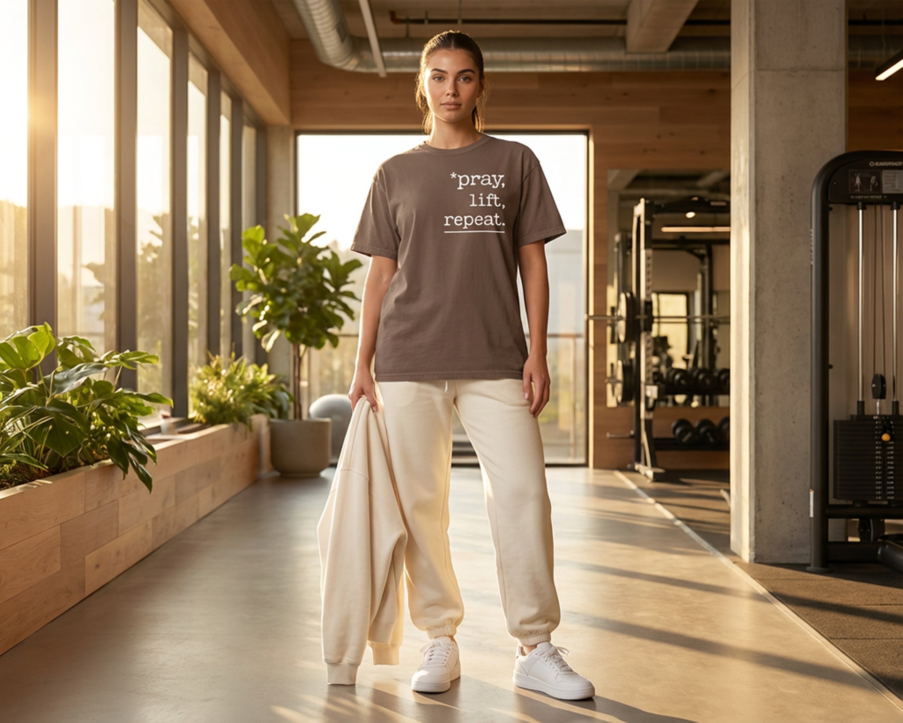 Pray, Lift, Repeat, Garment-Dyed Tee [Unisex]