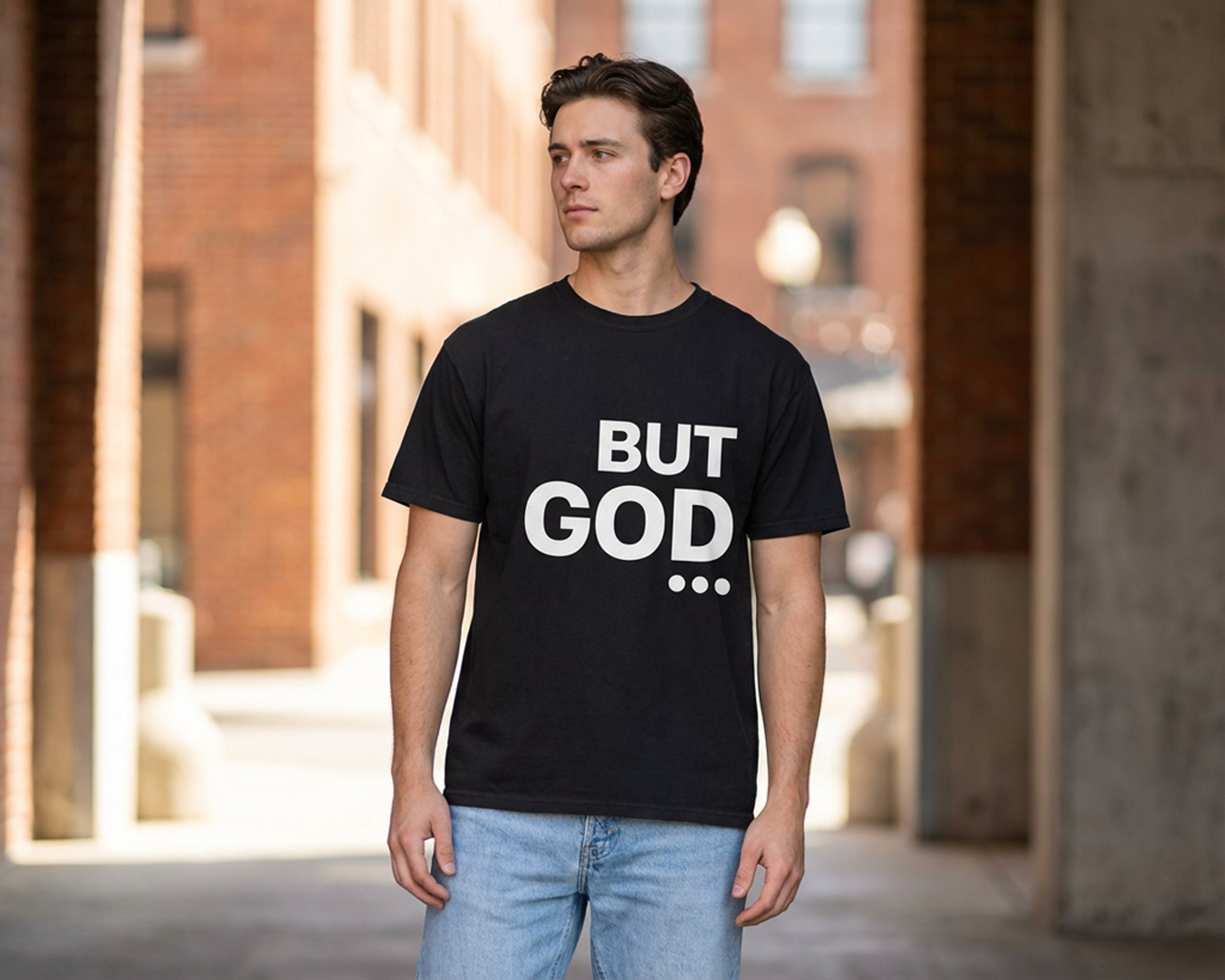 BUT GOD... Garment-Dyed Tee [Unisex]