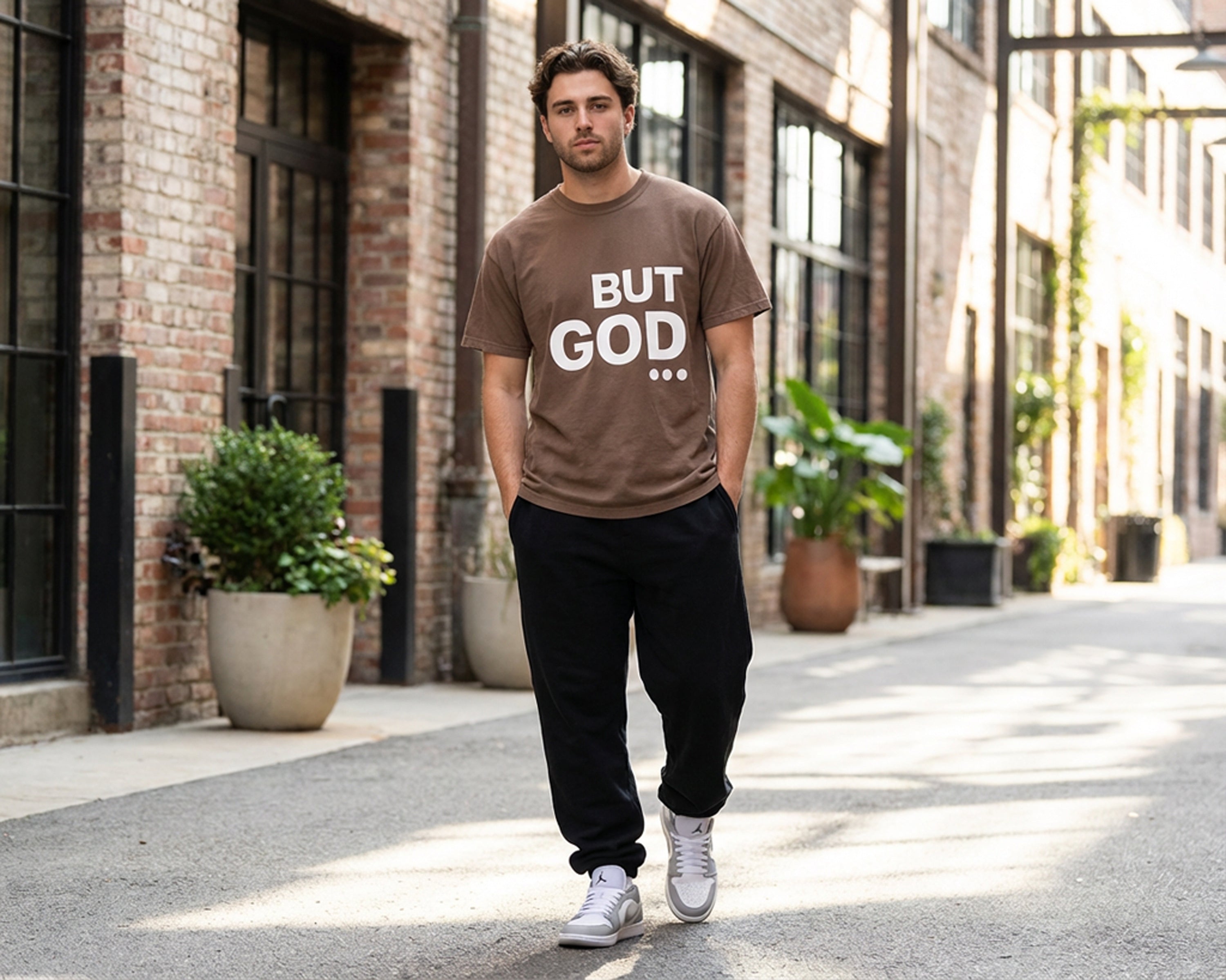BUT GOD... Garment-Dyed Tee [Unisex]