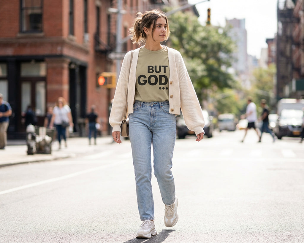 BUT GOD... Garment-Dyed Tee [Unisex]