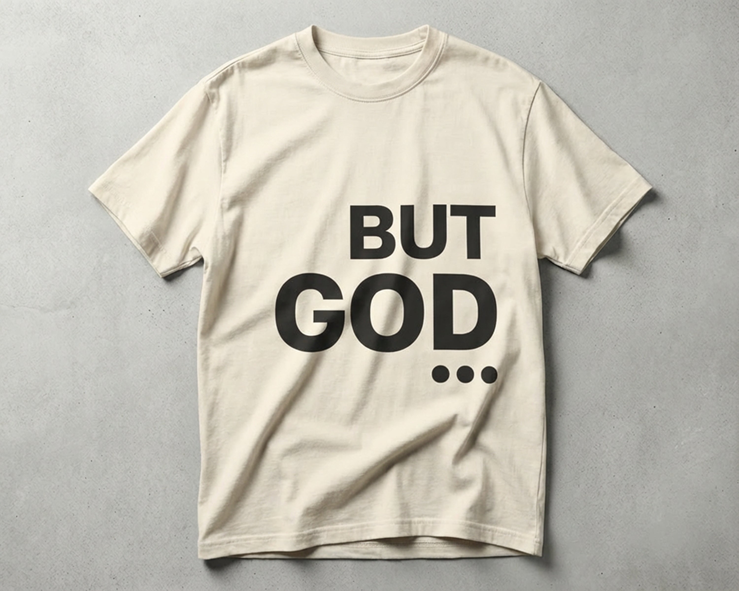 BUT GOD... Garment-Dyed Tee [Unisex]