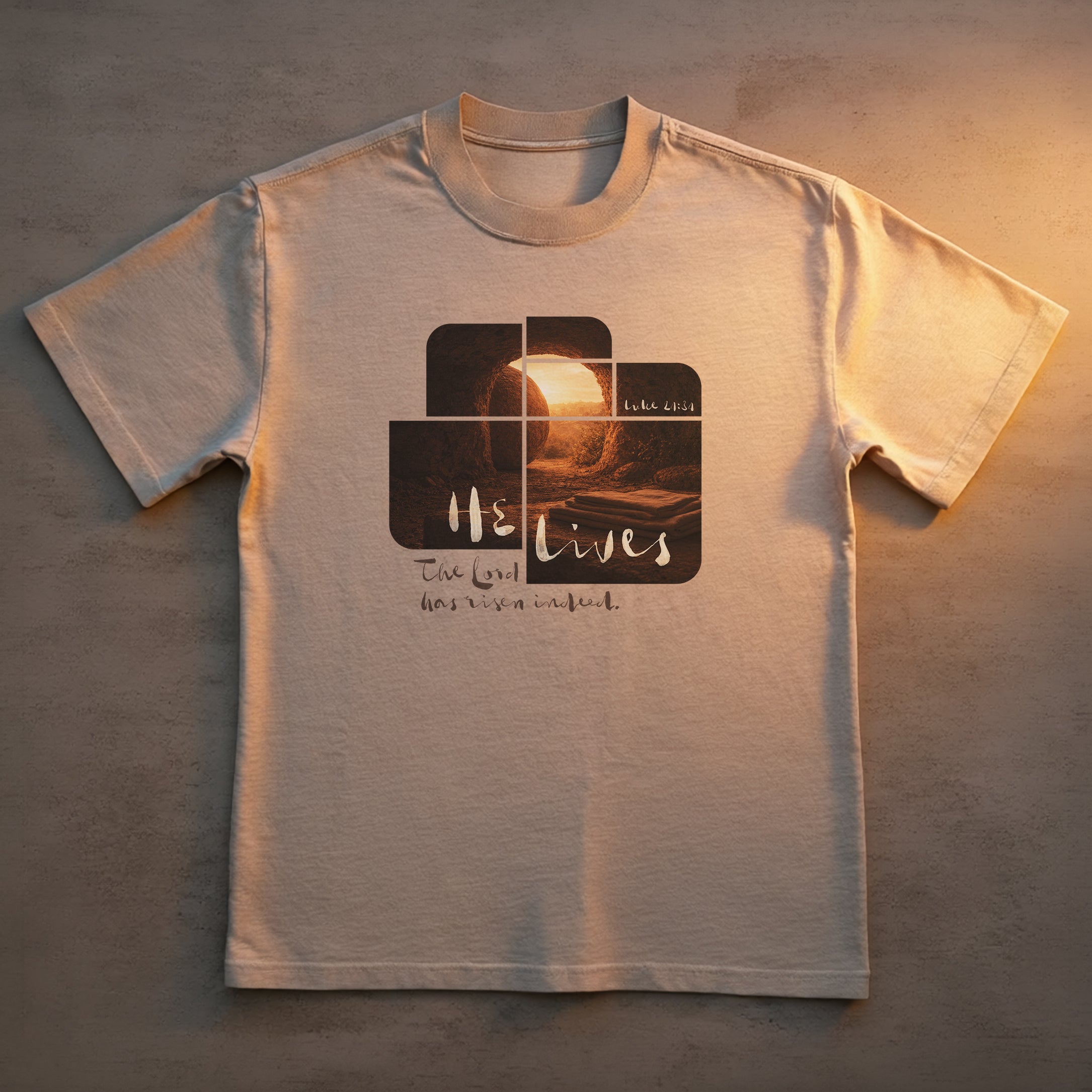 He Lives, Signature Graphic Tee [Unisex Oversized]