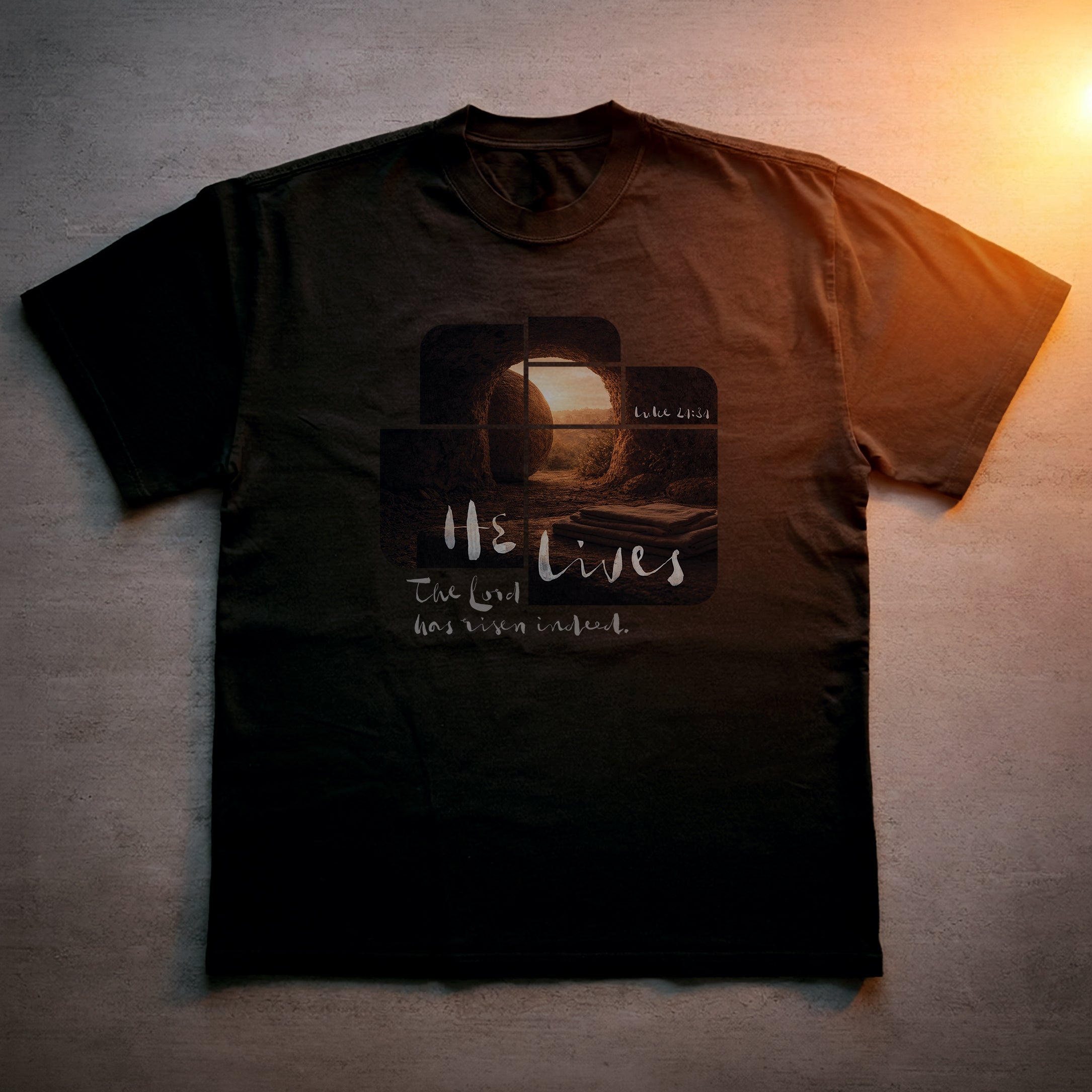 He Lives, Signature Graphic Tee [Unisex Oversized]