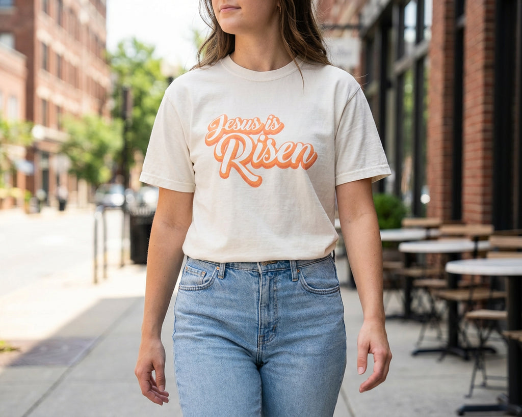 Jesus is Risen, Garment-Dyed Tee [Unisex]