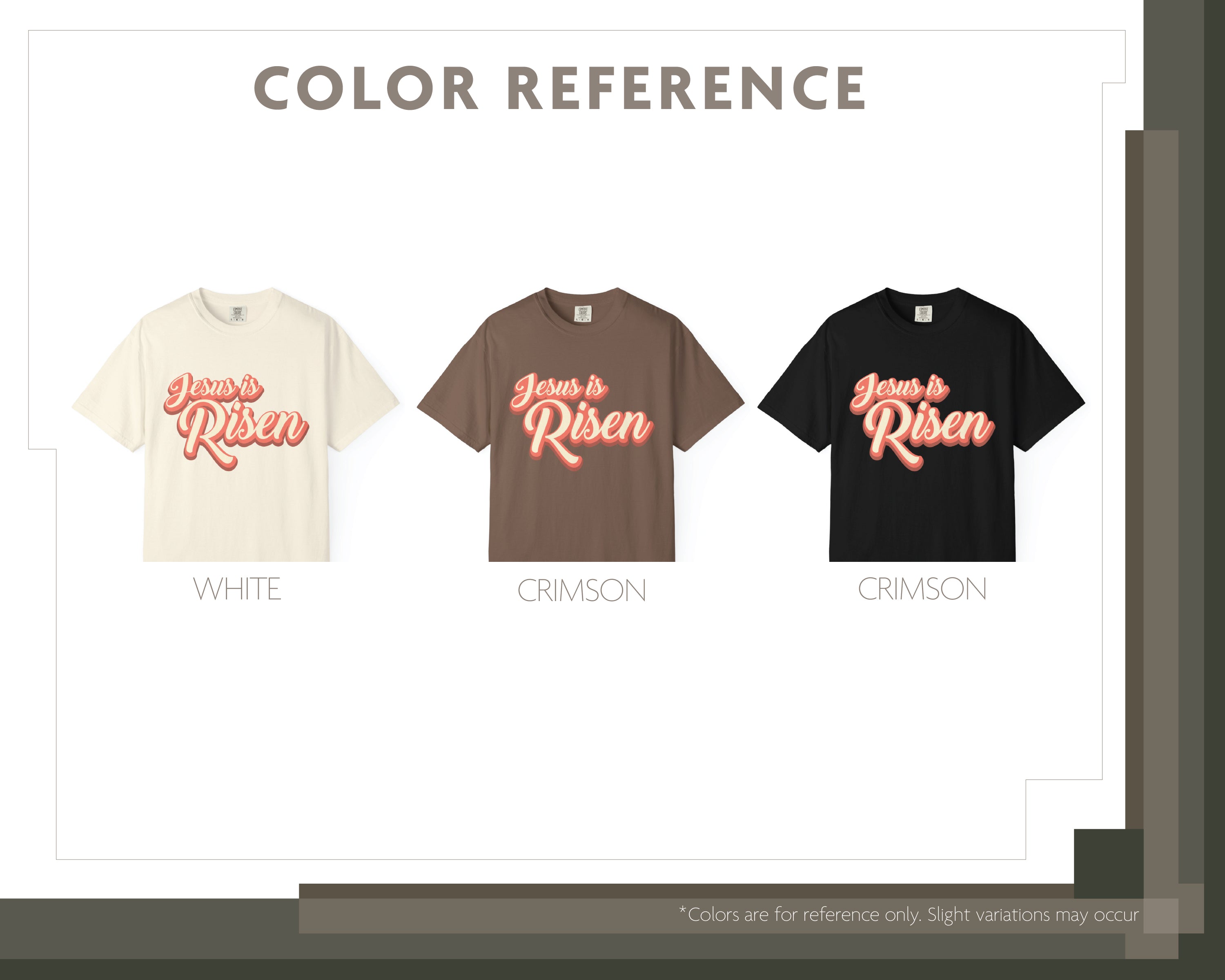 Jesus is Risen, Garment-Dyed Tee [Unisex]