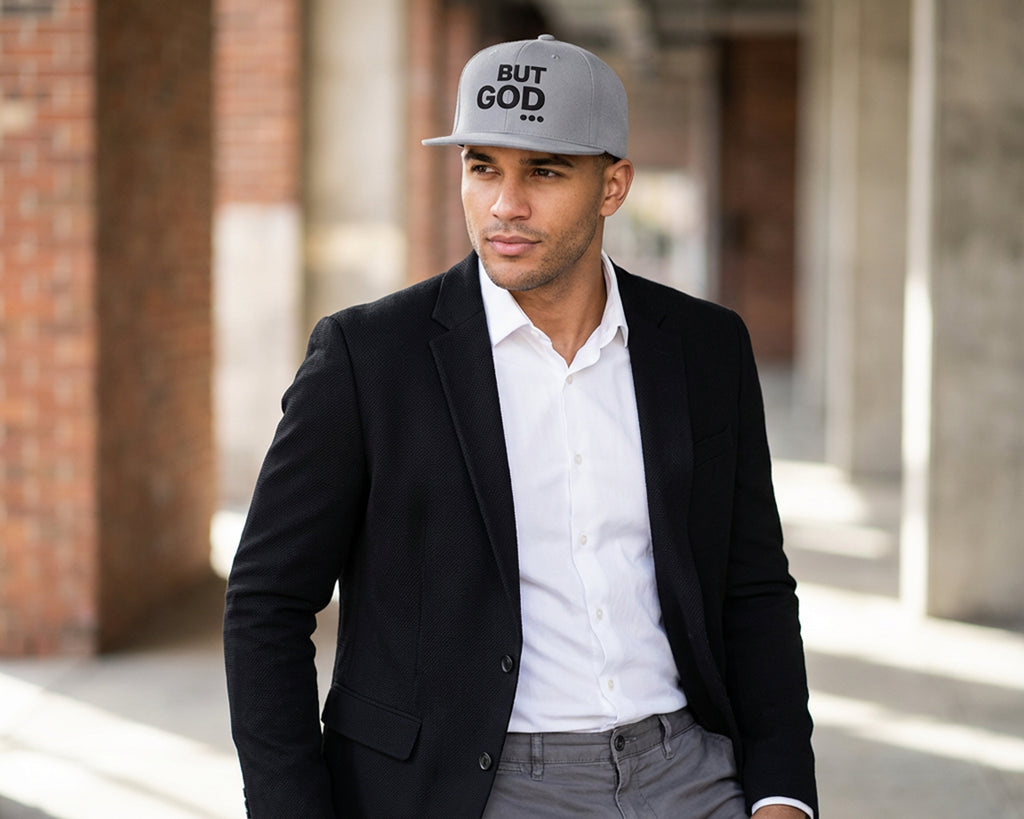 BUT GOD... Structured Snapback Hat [Unisex]