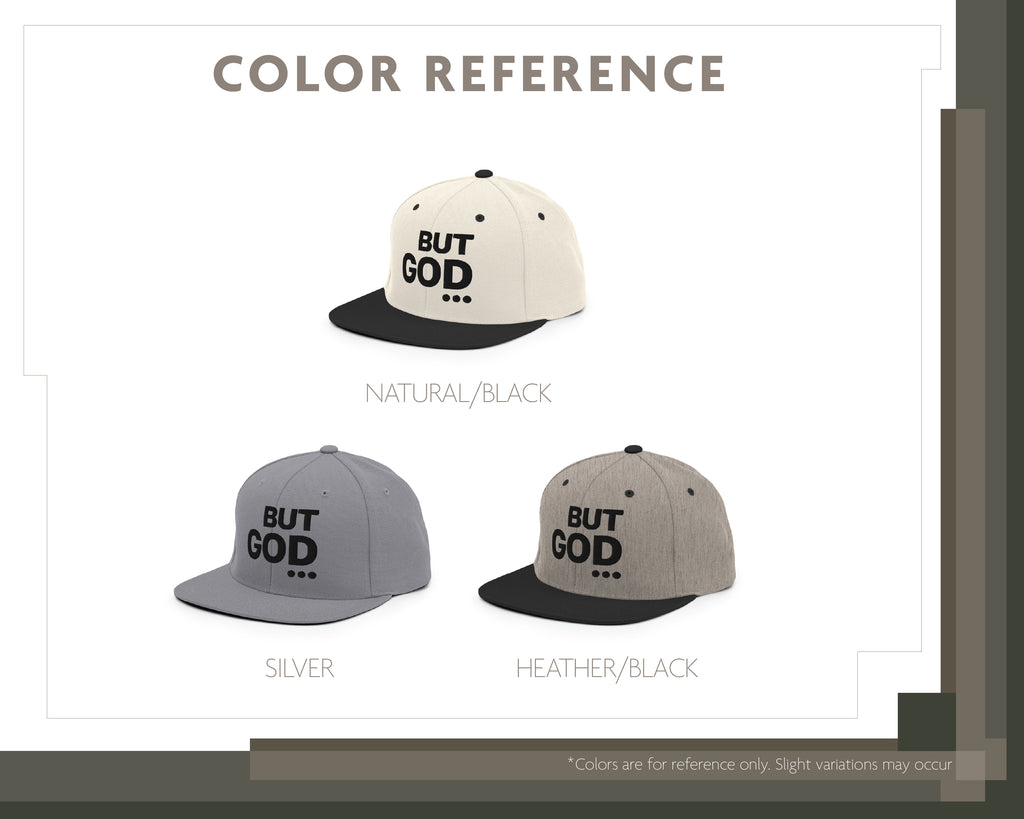 BUT GOD... Structured Snapback Hat [Unisex]